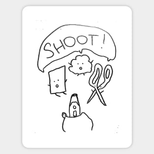 shoot! Sticker